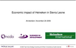 ECONOMIC IMPACT OF HEINEKEN IN SIERRA LEONE - AMSTERDAM, NOVEMBER 23 2006 2006 TRIPLE VALUE STRATEGY CONSULTING AND INRETURN CONSULTANCY ALL ...