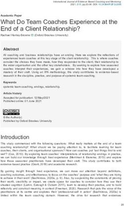 What Do Team Coaches Experience at the End of a Client Relationship?