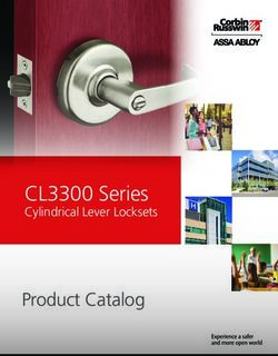 CL3300 Series Cylindrical Lever Locksets - Product Catalog - Trudoor