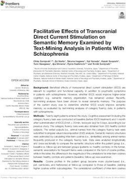 Facilitative Effects of Transcranial Direct Current Stimulation on Semantic Memory Examined by Text-Mining Analysis in Patients With Schizophrenia ...