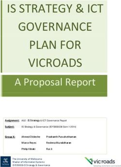 IS STRATEGY & ICT GOVERNANCE PLAN FOR VICROADS