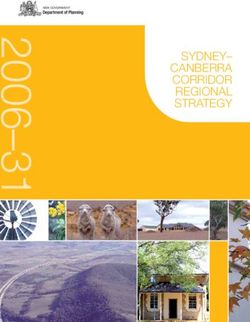 SYDNEY-CANBERRA CORRIDOR REGIONAL STRATEGY