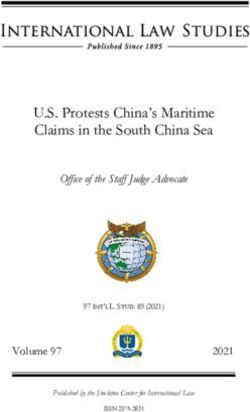 U.S. Protests China's Maritime Claims in the South China Sea - Office of the Staff Judge Advocate
