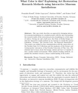 What Color is this? Explaining Art Restoration Research Methods using Interactive Museum Installations