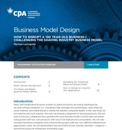 Business Model Design - HOW TO DISRUPT A 100 YEAR-OLD BUSINESS - CHALLENGING THE SHAVING INDUSTRY BUSINESS MODEL - CPA Canada