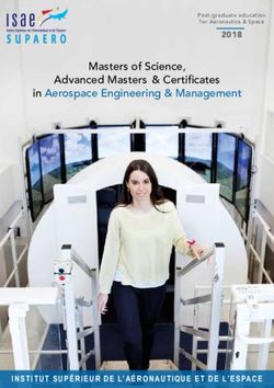 Masters of Science, Advanced Masters & Certificates in Aerospace Engineering & Management 2018 - ISAE-SUPAERO