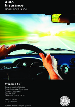 Auto Insurance Consumer's Guide - Prepared by