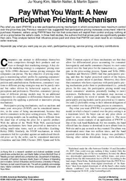 Pay What You Want: A New Participative Pricing Mechanism