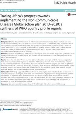 Tracing Africa's progress towards implementing the Non-Communicable Diseases Global action plan 2013-2020: a synthesis of WHO country profile reports