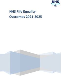 NHS Fife Equality Outcomes 2021-2025