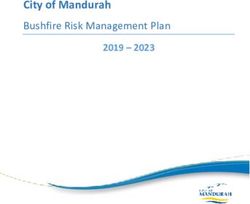 City Of Mandurah Bushfire Risk Management Plan 2019 - 2023 - EPBC Act ...