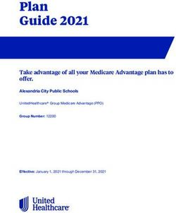 Plan Guide 2021 Take advantage of all your Medicare Advantage plan has to offer - Alexandria City Public Schools