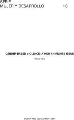 SERIE MUJER Y DESARROLLO 16 - GENDER-BASED VIOLENCE: A HUMAN RIGHTS ISSUE - WOMEN AND DEVELOPMENT UNIT - CEPAL