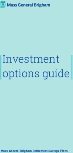 Investment options guide - Mass General Brigham Retirement Savings Plans