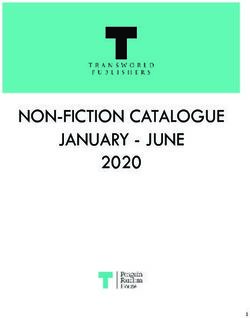 NON-FICTION CATALOGUE JANUARY - JUNE 2020 - Penguin Books