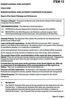 ITEM 13 - Exmoor National Park