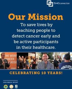 To save lives by teaching people to detect cancer early and be active participants in their healthcare - CELEBRATING 10 YEARS!
