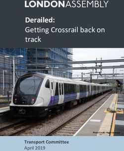 Derailed: Getting Crossrail back on track - Transport Committee April 2019 - Greater London ...