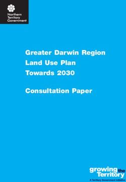 Greater Darwin Region Land Use Plan Towards 2030 Consultation Paper