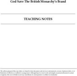 TEACHING NOTES God Save The British Monarchy's Brand