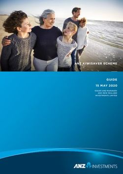 ANZ KIWISAVER SCHEME GUIDE 15 MAY 2020