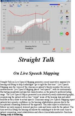 Straight Talk On Live Speech Mapping
