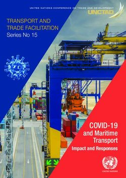 COVID-19 and Maritime Transport Impact and Responses - TRANSPORT AND TRADE FACILITATION - UNCTAD