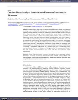 Cocaine Detection by a Laser-induced Immunofluorometric Biosensor
