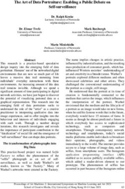 The Art of Data Portraiture: Enabling a Public Debate on Self-surveillance
