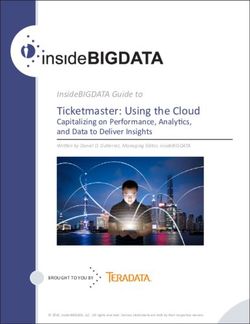 Ticketmaster: Using the Cloud - InsideBIGDATA Guide to - Teradata