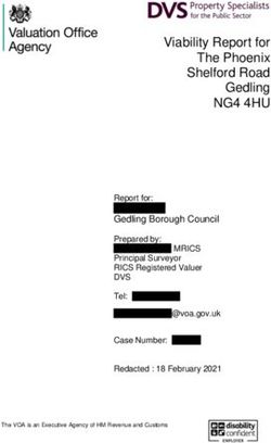 Viability Report for The Phoenix Shelford Road Gedling - NG4 4HU