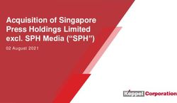Acquisition of Singapore Press Holdings Limited excl. SPH Media ("SPH") - 02 August 2021
