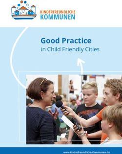Good Practice in Child Friendly Cities - KOMMUNEN - Kinderfreundliche Kommunen