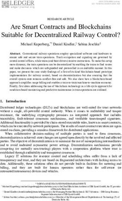 Are Smart Contracts and Blockchains Suitable for Decentralized Railway Control? - DB Systel GmbH