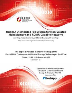 Orion: A Distributed File System for Non-Volatile Main Memory and RDMA-Capable Networks - Jian Yang, Joseph Izraelevitz, and Steven Swanson, UC ...