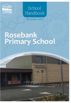Rosebank Primary School - School Handbook December 2019 - Dundee City Council