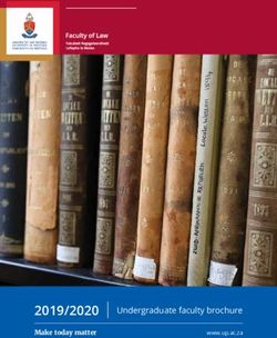 2019/2020 Undergraduate faculty brochure - University of Pretoria