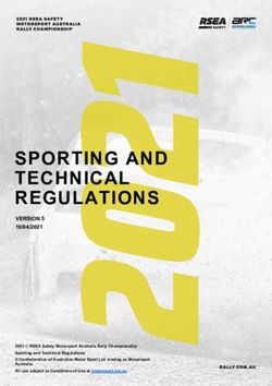 SPORTING AND TECHNICAL REGULATIONS - Motorsport ...