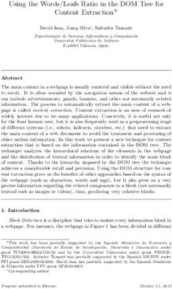 Using the Words/Leafs Ratio in the DOM Tree for Content Extraction$