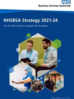 NHSBSA Strategy 2021-24 - On the front foot to support the frontline