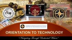 ORIENTATION TO TECHNOLOGY - Robert Morgan ...