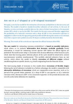 Discussion note Are we in a -shaped or a W-shaped recession?