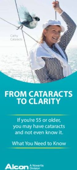 FROM CATARACTS TO CLARITY - If you're 55 or older, you may have cataracts and not even know it. What You Need to Know