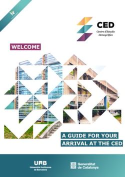 WELCOME - A GUIDE FOR YOUR ARRIVAL AT THE CED - Centre d'Estudis ...