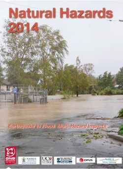 Natural Hazards 2014 - Earthquake To Flood: Multi-Hazard Impacts ...