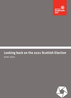 Looking back on the 2021 Scottish Election - June 2021