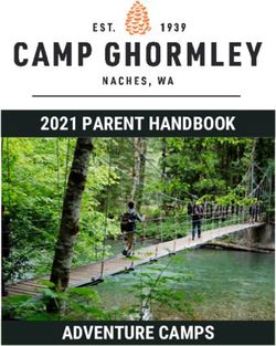 2021 PARENT HANDBOOK - ADVENTURE CAMPS - Camp Ghormley