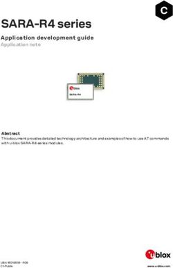 SARA-R4 series Application development guide Application note - Abstract - U-Blox