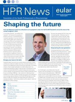 Shaping the future - EULAR