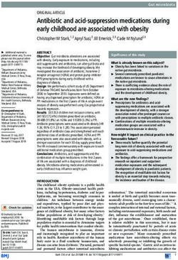 Antibiotic and acid-suppression medications during early childhood are associated with obesity